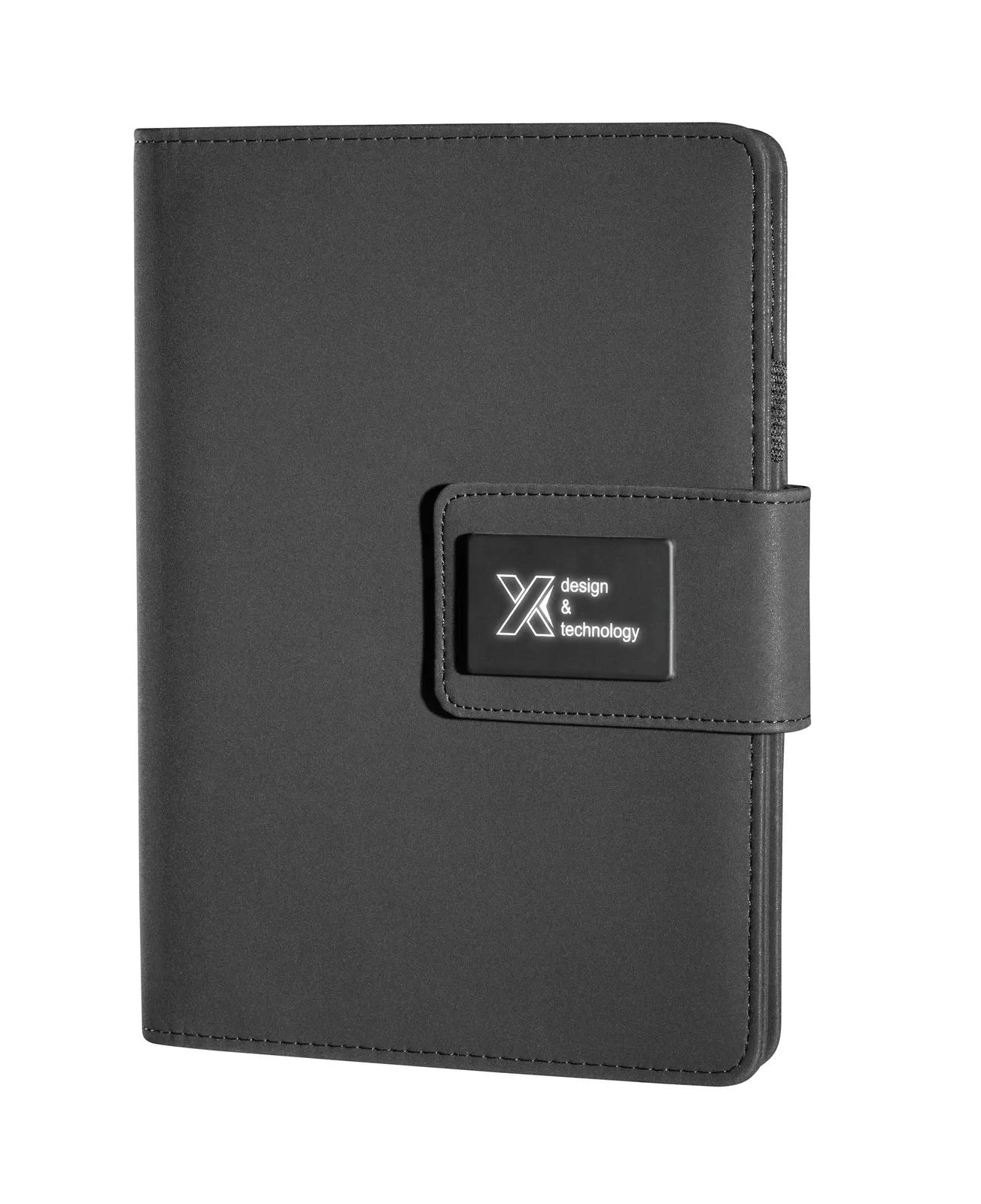 SCX Innovative Design™ Notebook A5 with Power Bank 4000 mAh in Liteng - product view 3