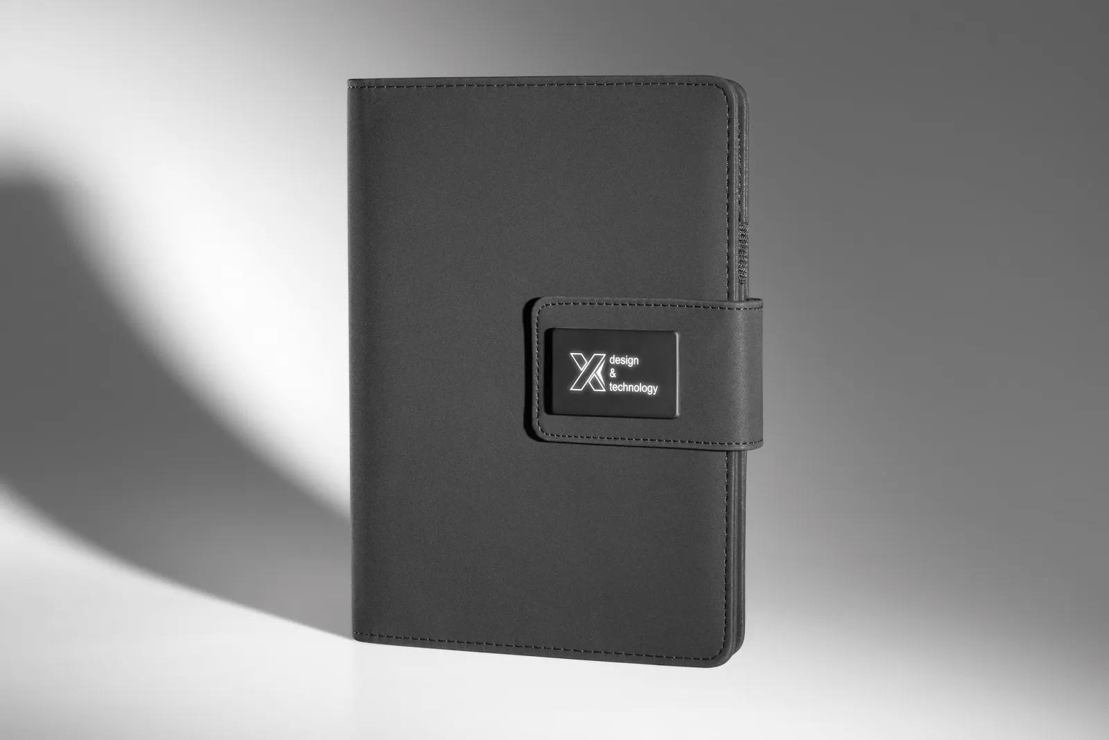 SCX Innovative Design™ Notebook A5 with Power Bank 4000 mAh in Lifestyle - product view 5