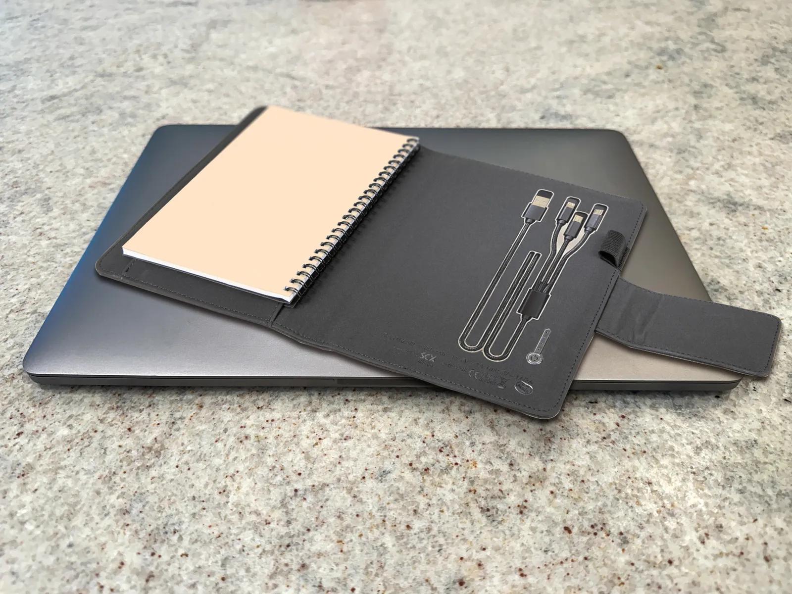 SCX Innovative Design™ Notebook A5 with Power Bank 4000 mAh in Lifestyle2 - product view 7