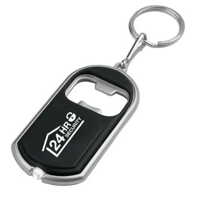 Bottle Opener Keychain LED Light - 1¼ x 2⅞ in - product view 3