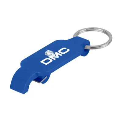 Bottle Opener Slim Metal Keychain - 2.5 in - product view 2