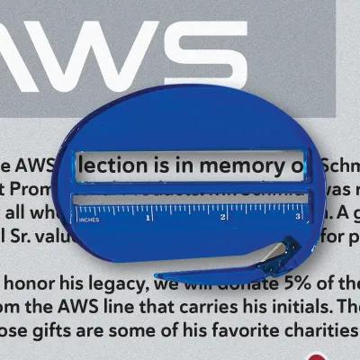 Letter Opener 3-in-1 Ruler Magnifier - 3.75 x 2.75 in - product view 2