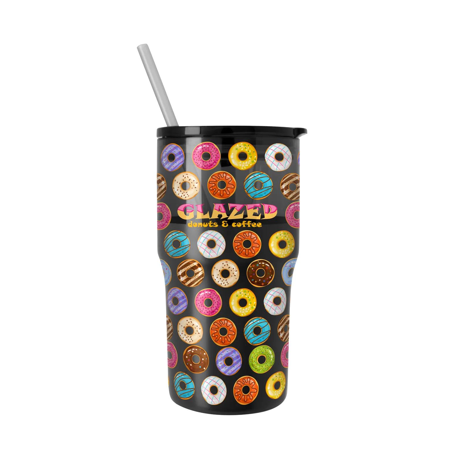 Stainless Steel Traveler™ Tumbler - 30 oz. in Blackside 1 - product view 4