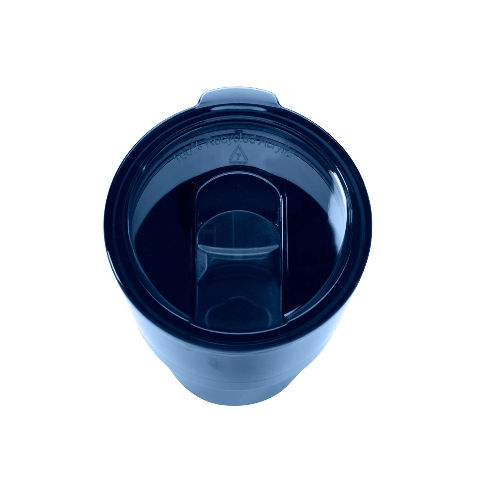 Stainless Steel Traveler™ Tumbler - 30 oz. in Navytop with lid on - product view 18