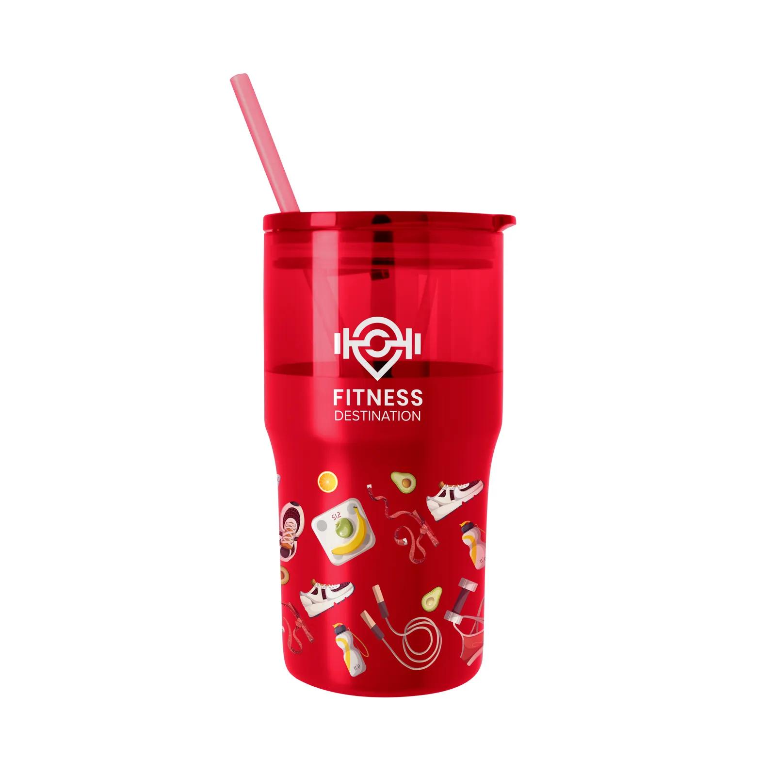 Stainless Steel Traveler™ Tumbler - 30 oz. in Redside 1 - promotional product with custom logo