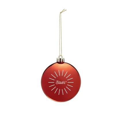 Chrome Round Disk Ornament - product view 1