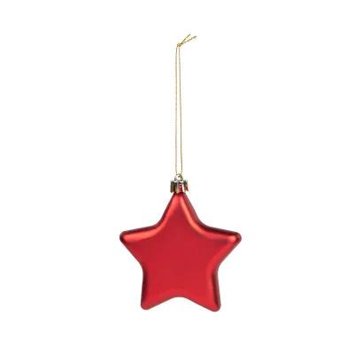 Ornament Star Shatter-Resistant Polypropylene - 3.5 x 3.5 in - product view 2