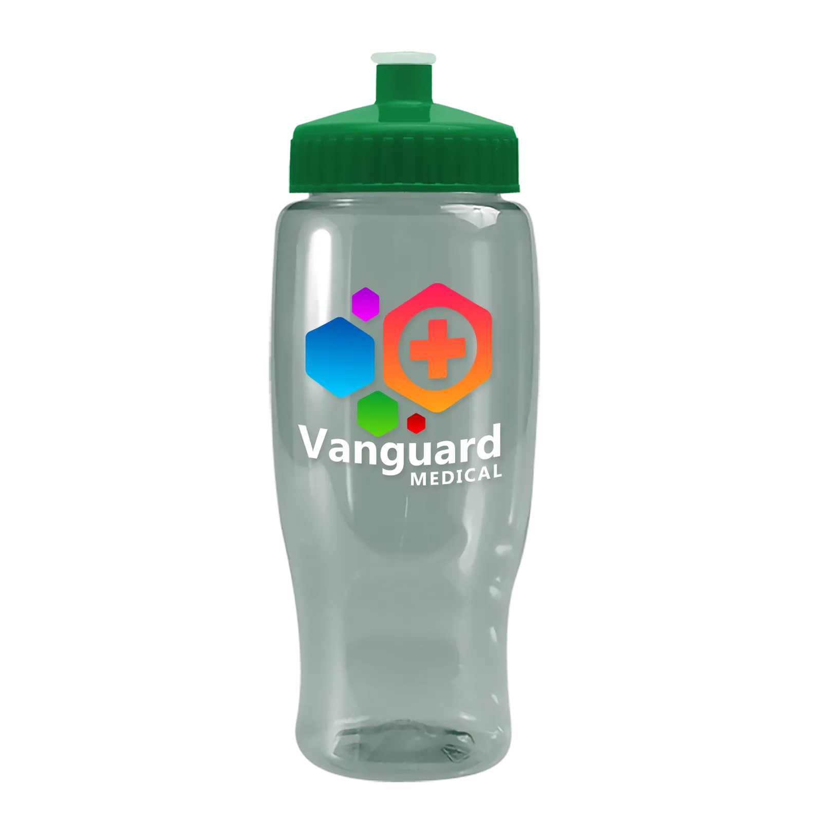 Poly+ Recycled Bottle with Push-Pull Lid - 27 oz. in Glacier Blue - product view 18