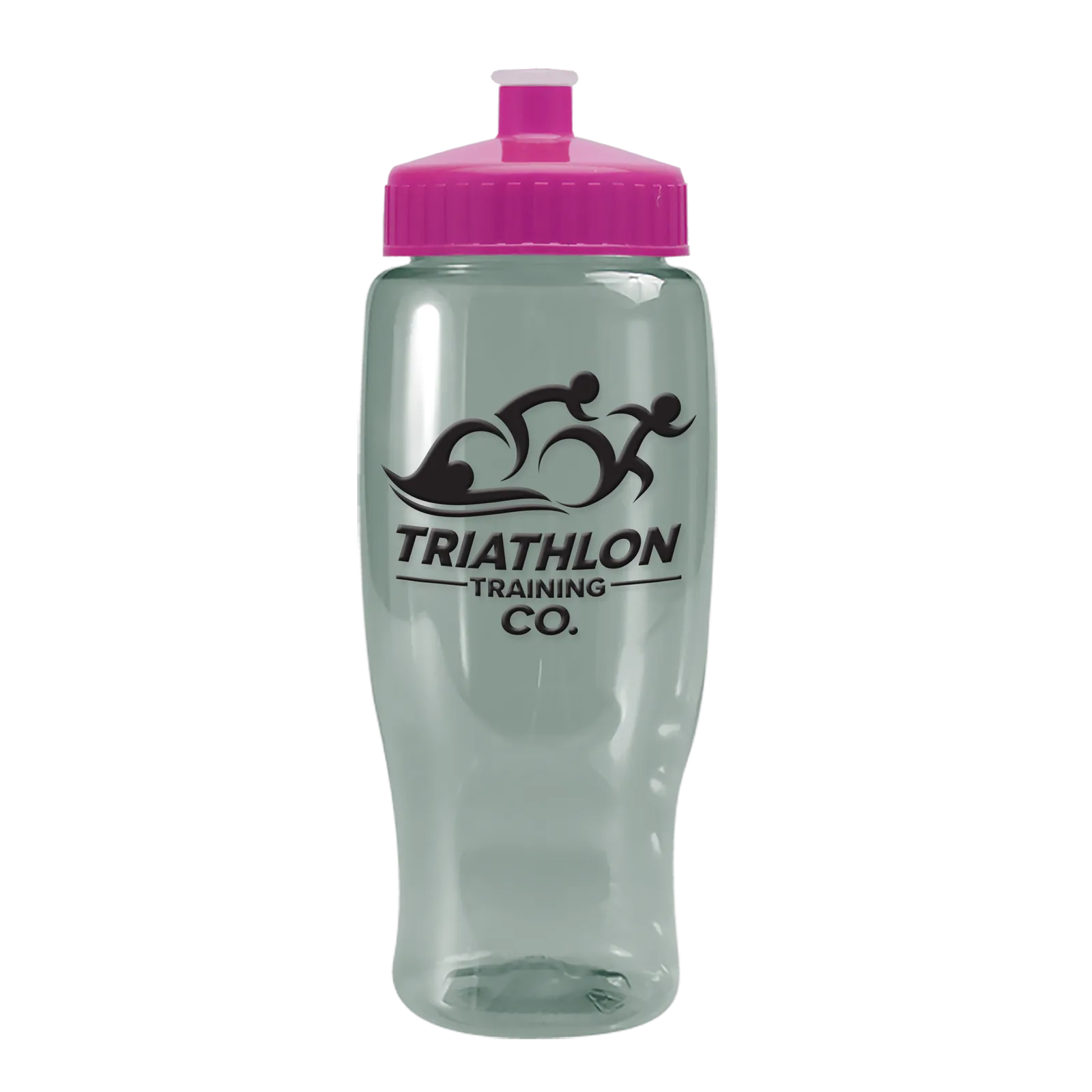 Poly+ Recycled Bottle with Push-Pull Lid - 27 oz. in Glacier Blue - product view 19