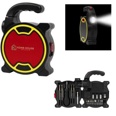 Tool Set with LED Light Multi-Socket - 5 x 7 in