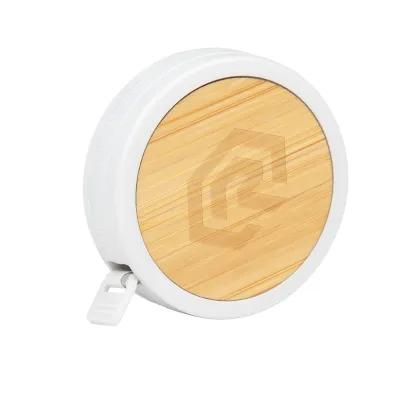 Bamboo Tape Measure Retractable Push Button - 2 in - product view 4