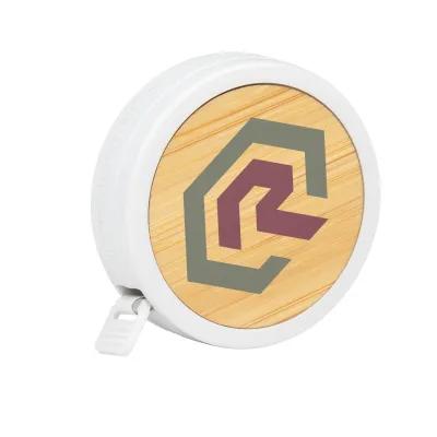 Bamboo Tape Measure Retractable Push Button - 2 in - product view 5