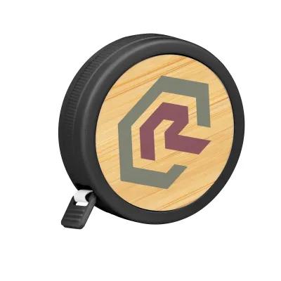 Bamboo Tape Measure Retractable Push Button - 2 in - product view 6