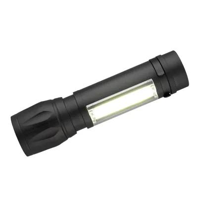 Rechargeable LED Flashlight with COB Worklight - 3.75 in - product view 2