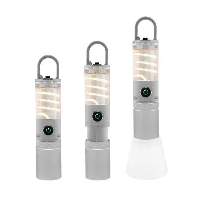 LED Lantern Flashlight with Carabiner and Zoom - 7.75 in - product view 3
