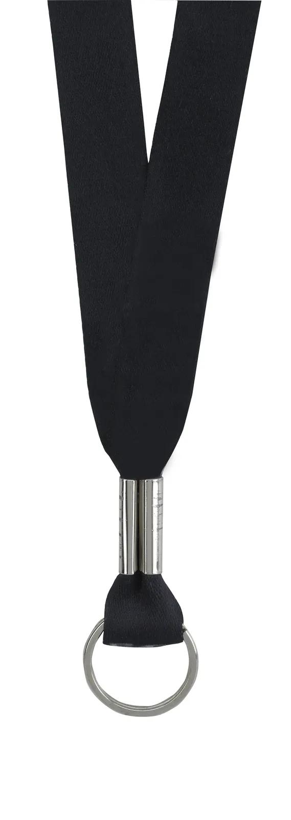 1" RPET Fine-Print Lanyard in Splitring - product view 5