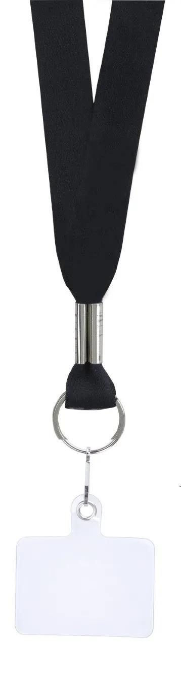 1" RPET Fine-Print Lanyard in Connectorwithj-hook - product view 10