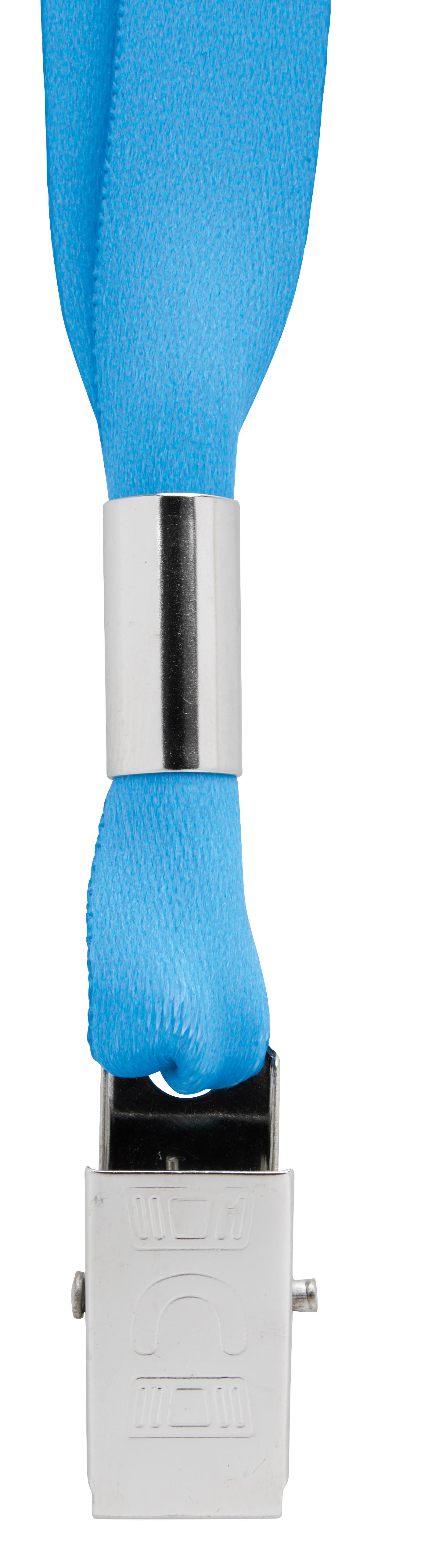 Good Value™ 1/2" RPET Fine-Print Lanyard in Metal crimpbulldog clip - product view 6