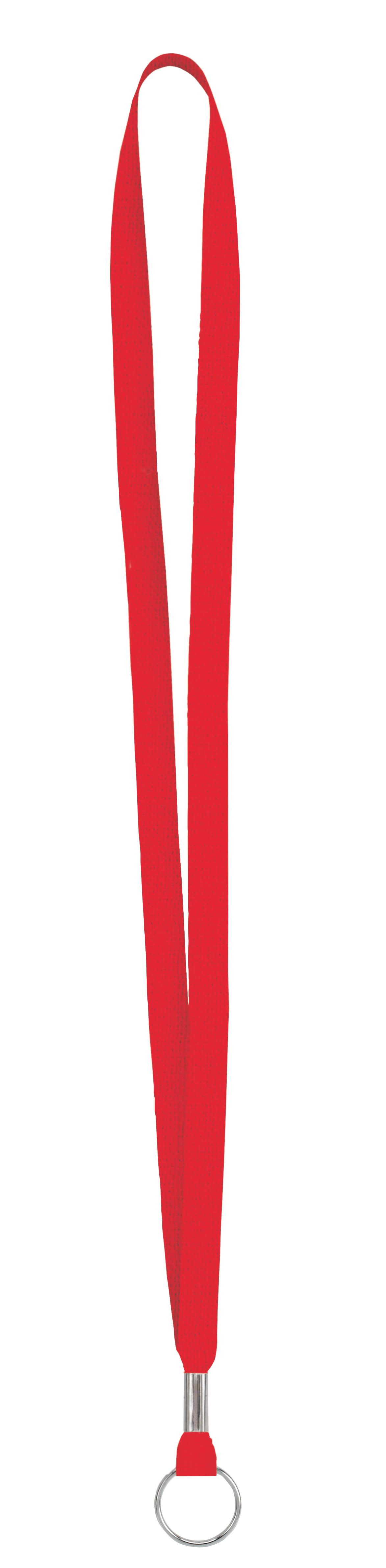 Good Value™ 1/2" RPET Fine-Print Lanyard in Red - product view 19