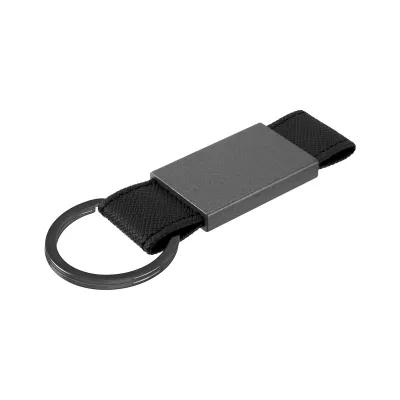 Leatherette Key Tag with Split Ring - 1 x 3 in - product view 5