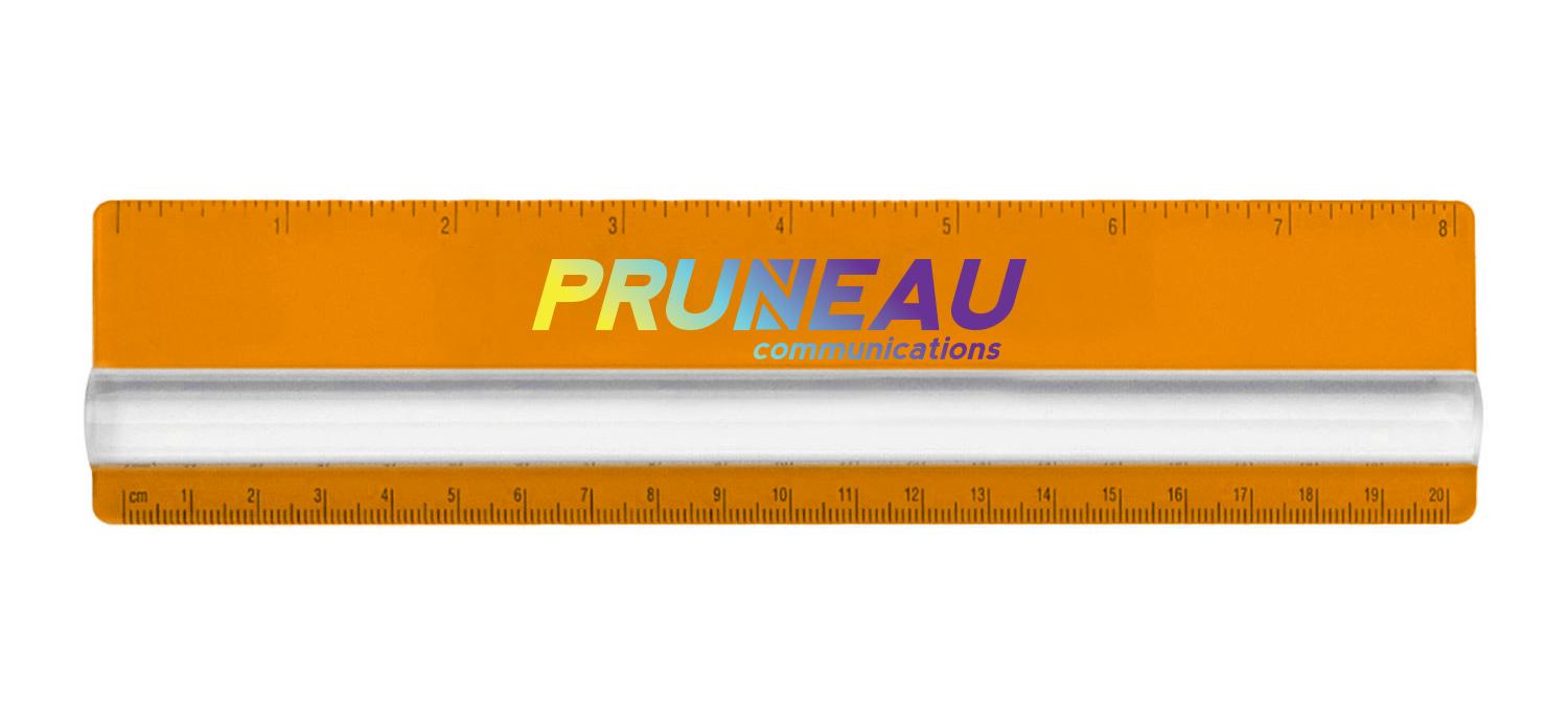 8" Magnifying Ruler in Clearfc - product view 2