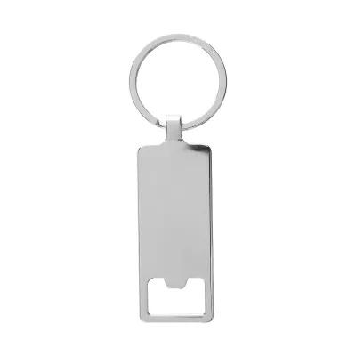 Bamboo Key Tag with Bottle Opener Zinc Alloy - 3 x 1 in - product view 2