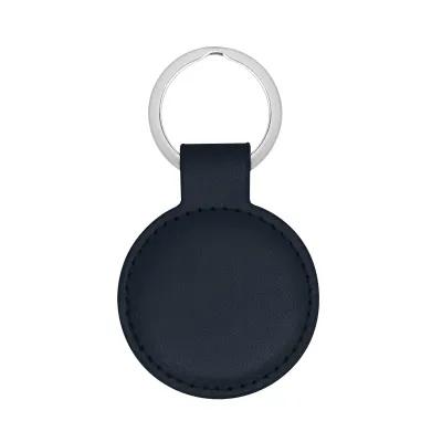 Round Leatherette Key Tag Polyurethane - 2 in Diameter - product view 3
