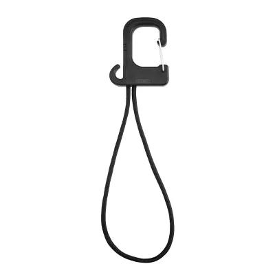 Stretch Cord Hook with Carabiner 4.5 lb Capacity - 7 in - product view 3