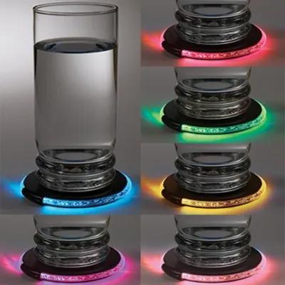 LED Light Up Color Changing Coaster - 4 in - product view 5