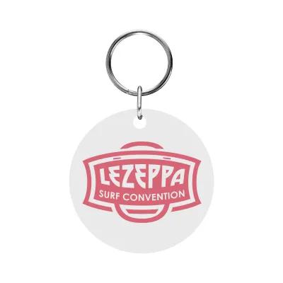 Acrylic Key Tag Circle Full Color - 1.75 in