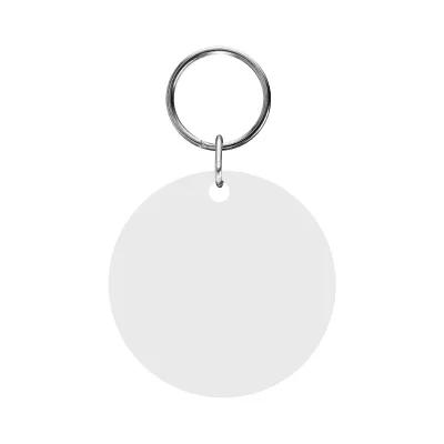 Acrylic Key Tag Circle Full Color - 1.75 in - product view 2
