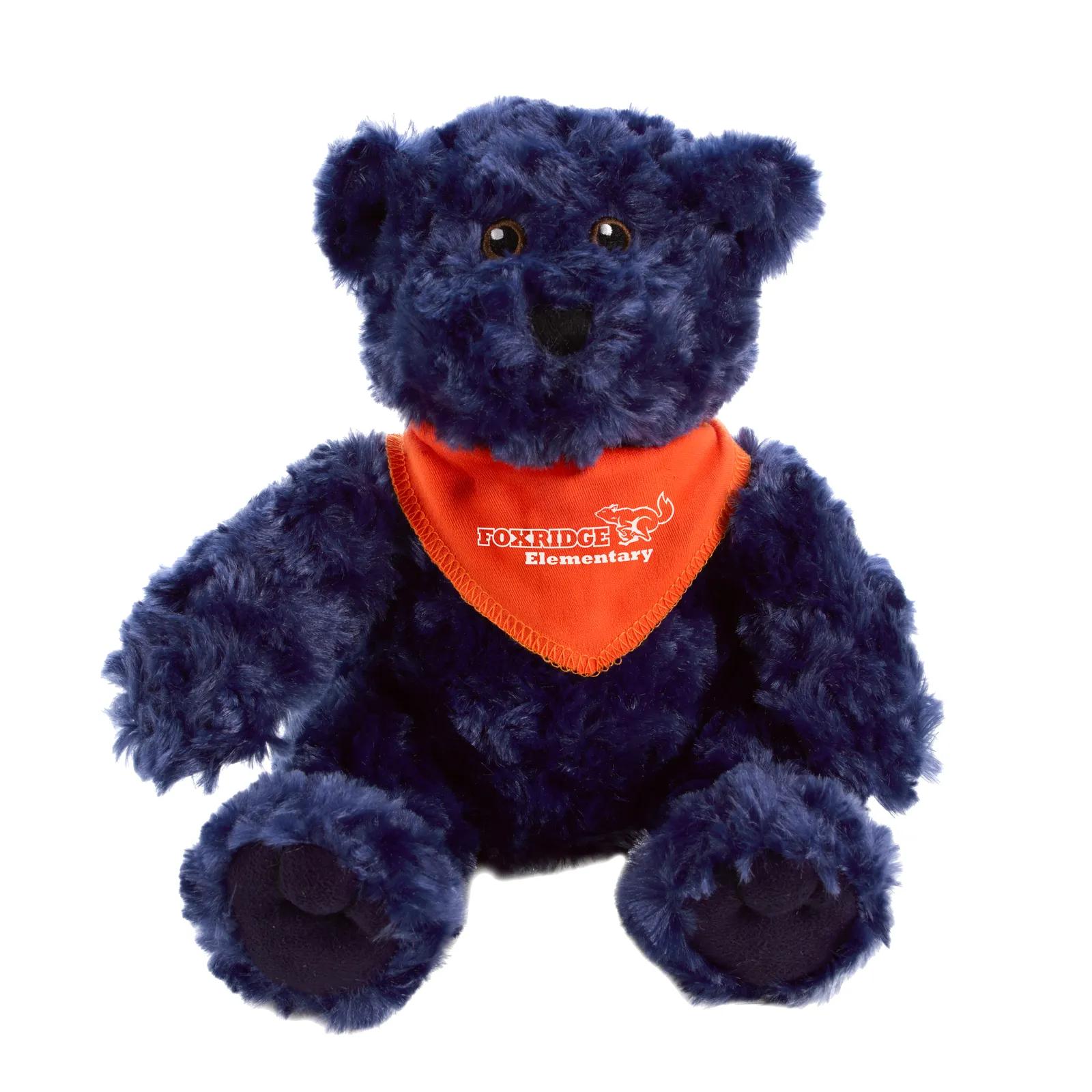 Traditional Teddy Bear - 11" Plush in Navybandana - product view 6