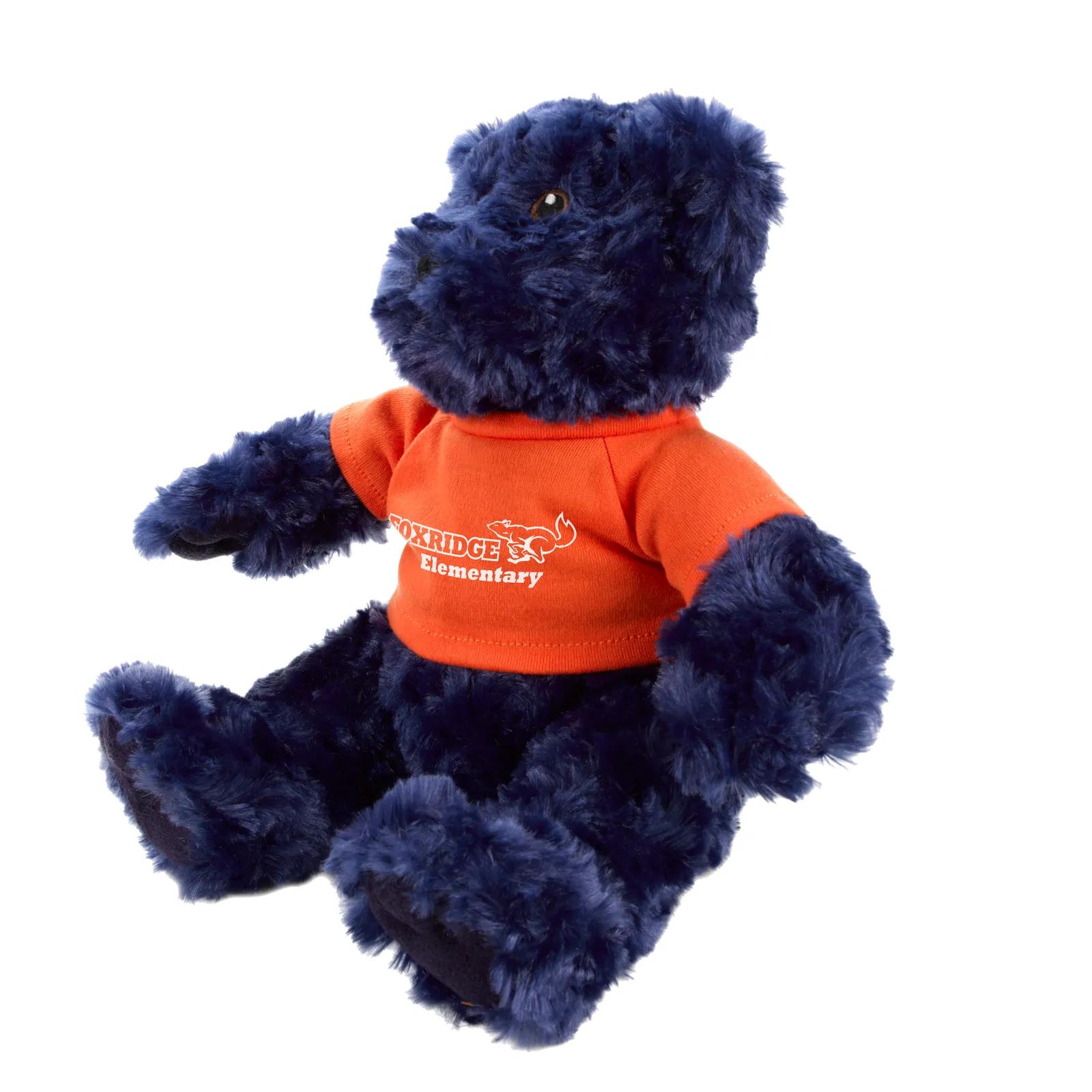 Traditional Teddy Bear - 11" Plush in Navyshirt - product view 7
