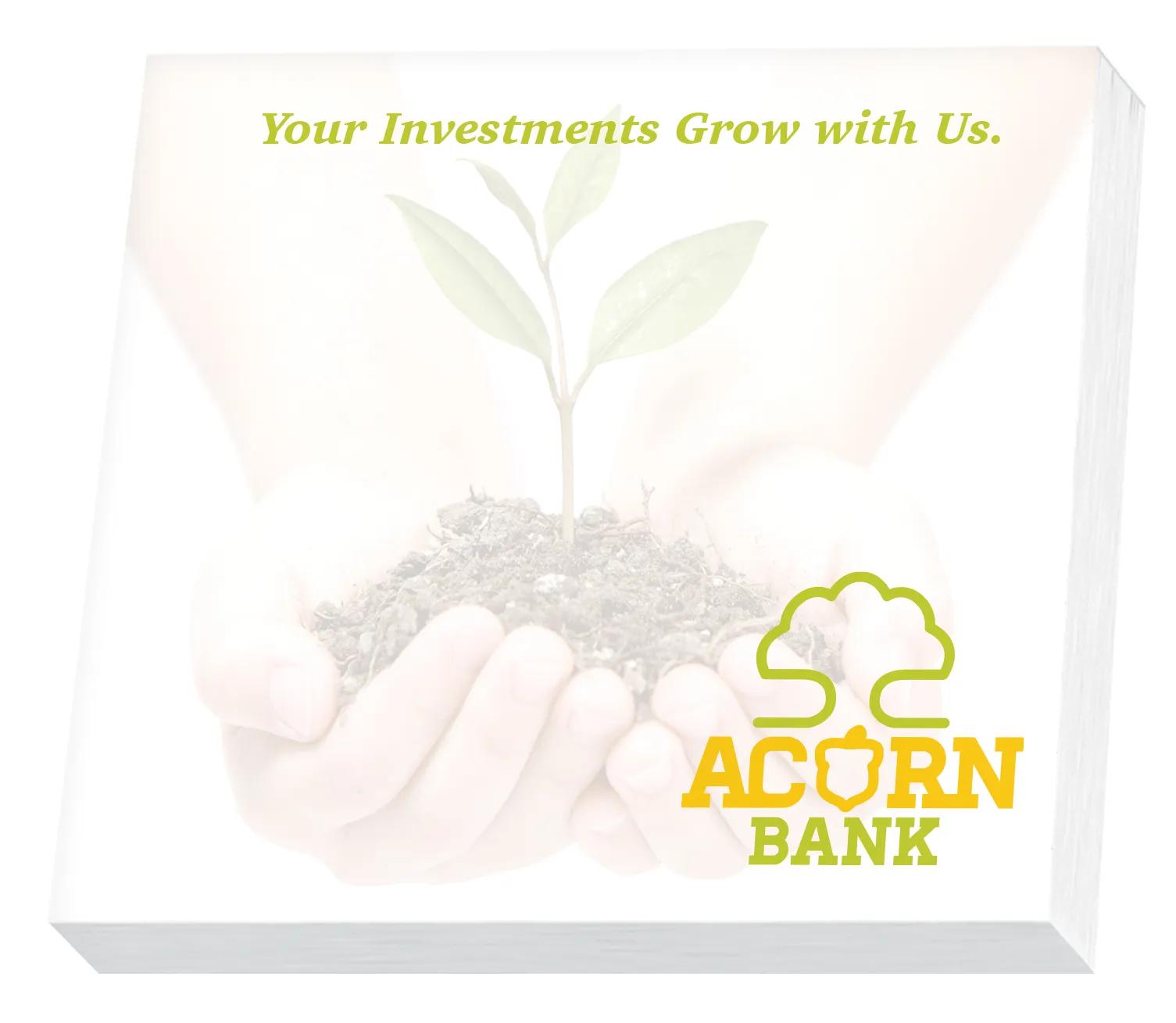 Sticky Note™ 4" x 4" Pad, 100 sheet in Fc - promotional product with custom logo