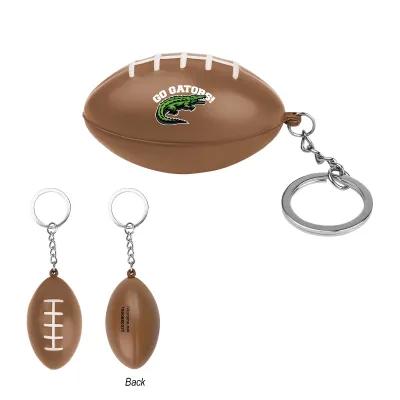 Custom Stress Balls Football Keychain - 1.25 in - product view 3