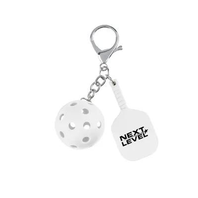Pickleball Keychain Paddle and Ball Set - 1 x 2.25 in - product view 2