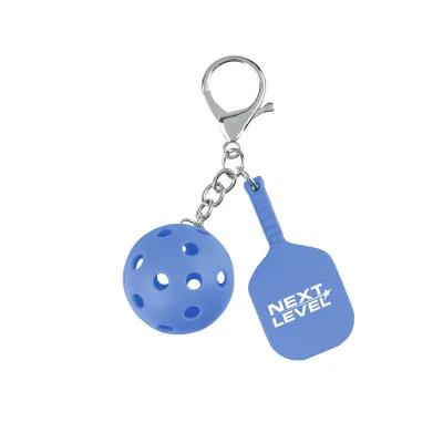 Pickleball Keychain Paddle and Ball Set - 1 x 2.25 in - product view 4