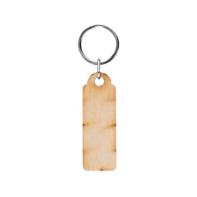 Wood Key Tag Full Color Edge-to-Edge - 3 x 1 in - product view 3