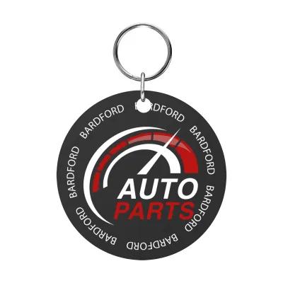 Wood Key Tag Full Color Edge-to-Edge - 6 x 1 in - product view 1