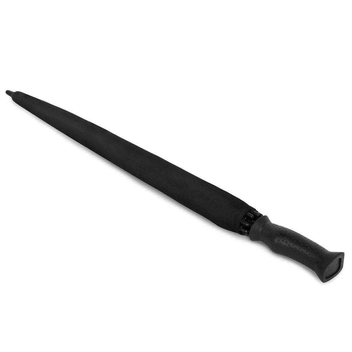 Shed Rain™ Windjammer® 62" Vented Auto-Open Golf Umbrella in Blackclosed - product view 5