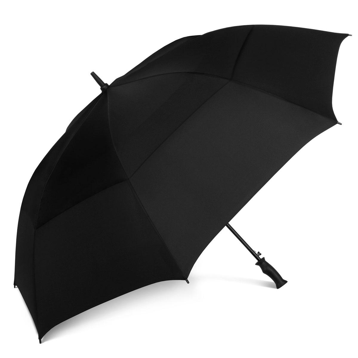 Shed Rain™ Windjammer® 62" Vented Auto-Open Golf Umbrella in Black - product view 6