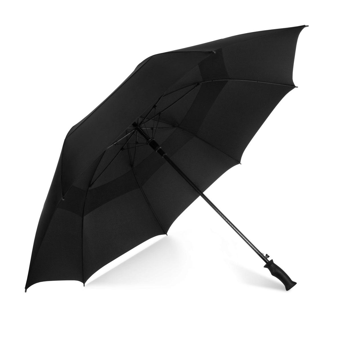 Shed Rain™ Windjammer® 62" Vented Auto-Open Golf Umbrella in Blackunderside - product view 7