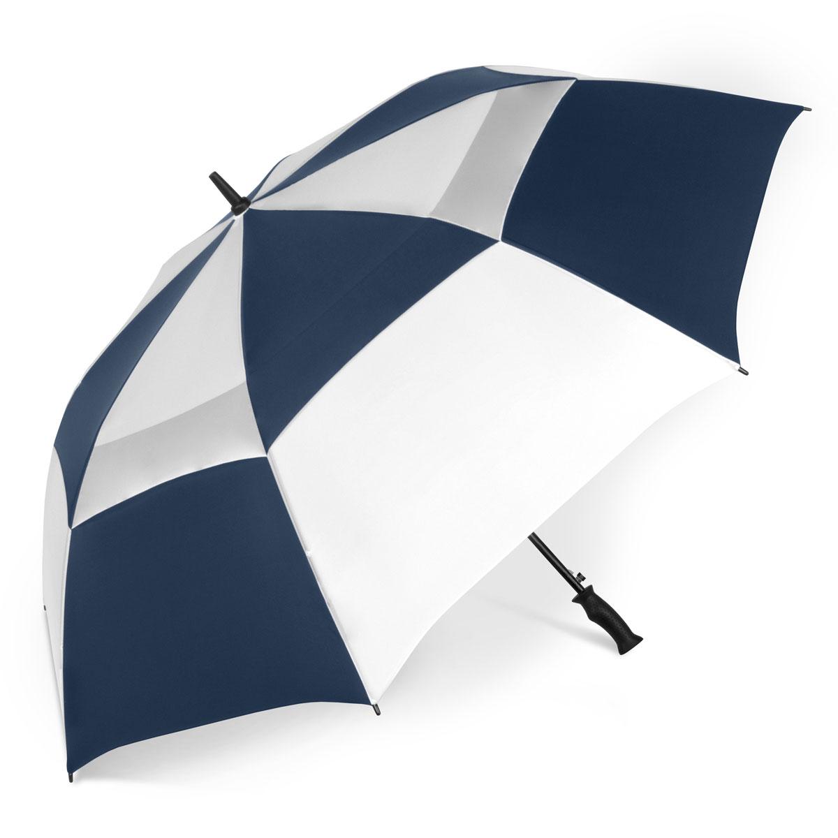 Shed Rain™ Windjammer® 62" Vented Auto-Open Golf Umbrella in Navy White - product view 9