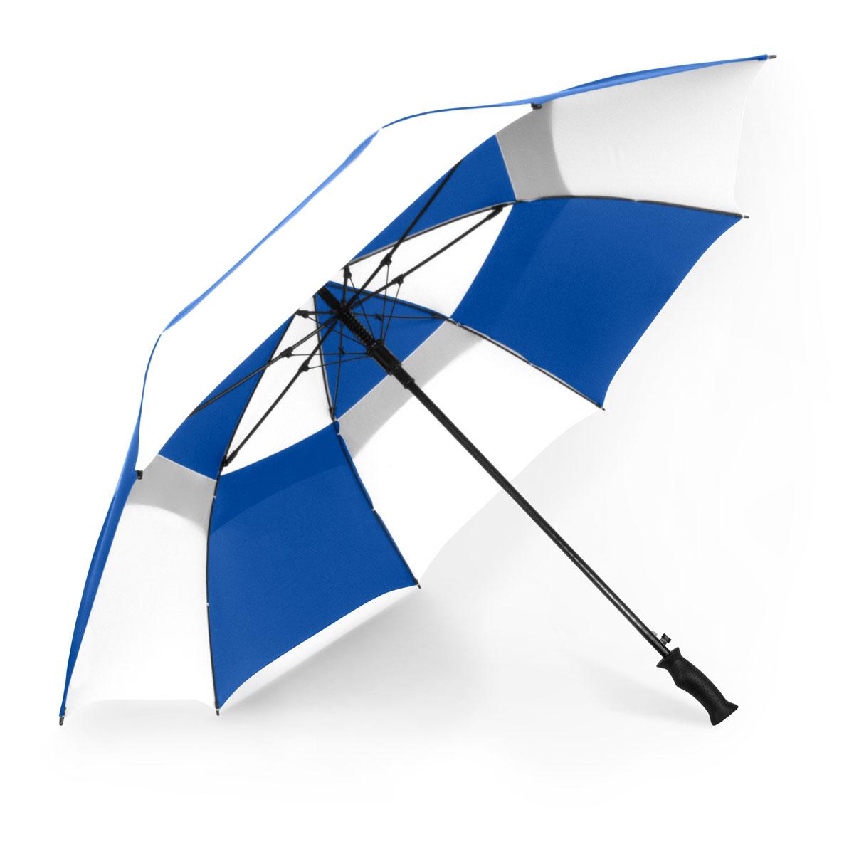 Shed Rain™ Windjammer® 62" Vented Auto-Open Golf Umbrella in Royal Whiteunderside - product view 13
