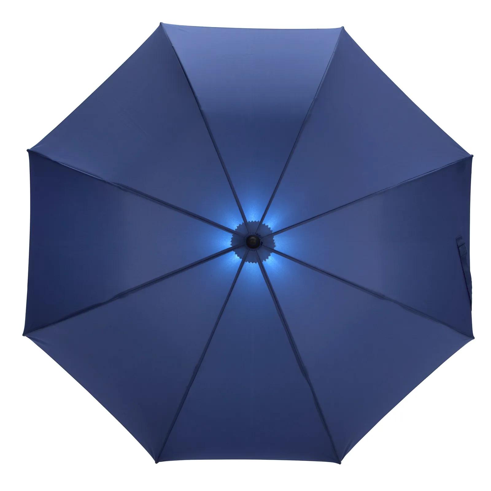 Shed Rain™ 50" RPET Bright Light Auto-Open Stick Umbrella in Navytopopen Lighton - product view 11