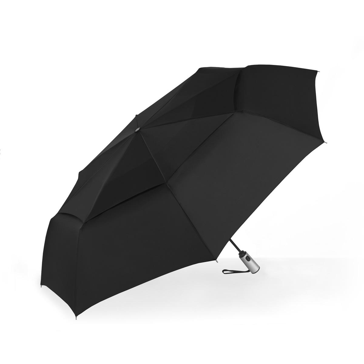 Shed Rain™ Windjammer® 54" Vented Auto-Open/Close Jumbo Compact Umbrella in Blackstandard - product view 4