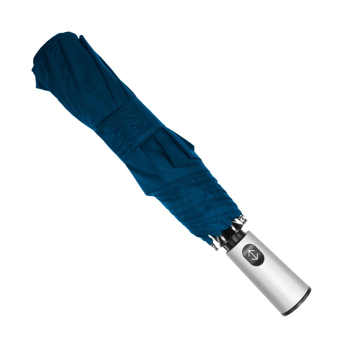 Shed Rain™ Windjammer® 54" Vented Auto-Open/Close Jumbo Compact Umbrella in Navyclosed - product view 7