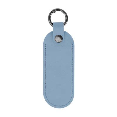 Custom Keychains Leatherette Tag with Carabiner - 1.5 x 4 in - product view 8