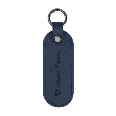 Custom Keychains Leatherette Tag with Carabiner - 1.5 x 4 in - product view 13