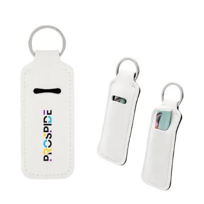 Custom Keychains Neoprene Lip Balm Holder - 1.5 x 3.5 in - product view 1